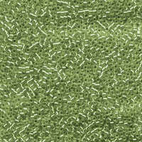 Miyuki 11/0 Delica Bead - DB1207 - Silver Lined Olive