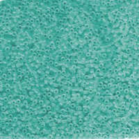 Miyuki 11/0 Delica Bead - DB1268 - Matte Transparent Caribbean Teal