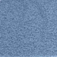 Miyuki 11/0 Delica Bead - DB1270 - Matte Transparent Azure