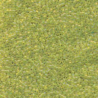 Miyuki 11/0 Delica Bead - DB1282 - Matte Transparent Olive AB