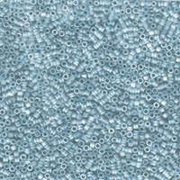 Miyuki 11/0 Delica Bead - DB1284 - Matte Transparent Ocean Blue