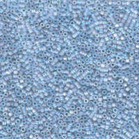 Miyuki 11/0 Delica Bead - DB1285 - Matte Transparent Azure AB