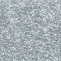 Miyuki 11/0 Delica Bead - DB1286 - Matte Transparent Grey Mist AB