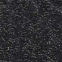 Miyuki 11/0 Delica Bead - DB1319 - Transparent Dyed Dark Grey