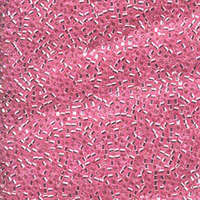 Miyuki 11/0 Delica Bead - DB1335 - Dyed Silver Lined Light Pink