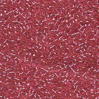 Miyuki 11/0 Delica Bead - DB1338 - Silver Lined Dyed Dark Pink