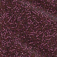 Miyuki 11/0 Delica Bead - DB1342 - Silver Lined Dyed Dark Rose