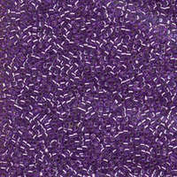 Miyuki 11/0 Delica Bead - DB1343 - Dyed Silver Lined Lavender