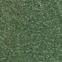 Miyuki 11/0 Delica Bead - DB1415 - Transparent Light Moss Green