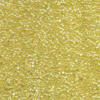 Miyuki 11/0 Delica Bead - DB1471 - Translucent Pale Yellow Luster