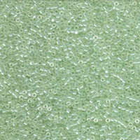 Miyuki 11/0 Delica Bead - DB1474 - Translucent Pale Green Mist Luster