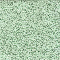 Miyuki 11/0 Delica Bead - DB1516-1 - Matte Opaque Light Mint - Lead Free