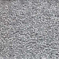Miyuki 11/0 Delica Bead - DB1518-1 - Matte Opaque Light Smoke - Lead Free