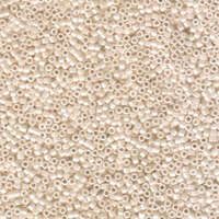 Miyuki 11/0 Delica Bead - DB1530 - Opaque Bisque White Ceylon