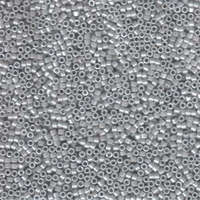 Miyuki 11/0 Delica Bead - DB1538 - Opaque Light Smoke Ceylon
