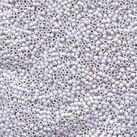 Miyuki 11/0 Delica Bead - DB1589 - Matte Opaque Ghost Grey