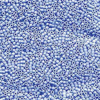 Miyuki 11/0 Delica Bead - DB1596 - Matte Opaque Agate Blue AB