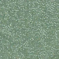 Miyuki 11/0 Delica Bead - DB1675 - Pearl Lined Transparent Pale Green Mist