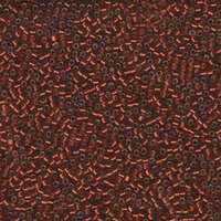 Miyuki 11/0 Delica Bead - DB1683 - Silver Lined Glazed Dark Topaz