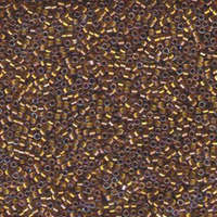 Miyuki 11/0 Delica Bead - DB1691 - Silver Lined Dark Saffron AB