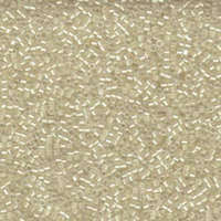 Miyuki 11/0 Delica Bead - DB1701 - Pearl Lined Transparent Pale Beige AB