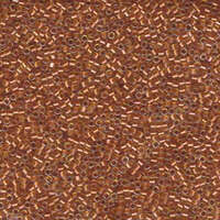 Miyuki 11/0 Delica Bead - DB1702 - Copper Pearl Lined Marigold