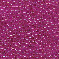 Miyuki 11/0 Delica Bead - DB1744 - Transparent Fuchsia Lined Opal AB