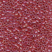 Miyuki 11/0 Delica Bead - DB1746 - Transparent Claret Lined Opal AB