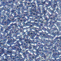 Miyuki 11/0 Delica Bead - DB1762 - Sparkling Sky Blue Lined Crystal AB