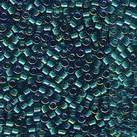 Miyuki 11/0 Delica Bead - DB1764 - Sparkling Emerald Lined Aqua AB