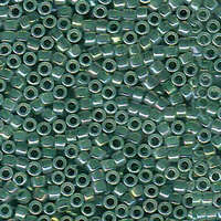 Miyuki 11/0 Delica Bead - DB1768 - Sparkling Forest Green Lined Opal AB
