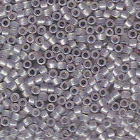 Miyuki 11/0 Delica Bead - DB1770 - Sparkling Pewter Lined Opal AB