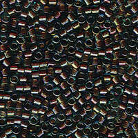 Miyuki 11/0 Delica Bead - DB1775 - Transparent Lined Aqua / Topaz AB