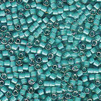 Miyuki 11/0 Delica Bead - DB1782 - White Lined Teal AB