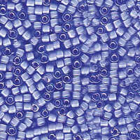Miyuki 11/0 Delica Bead - DB1784 - White Lined Sapphire AB