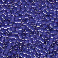 Miyuki 11/0 Delica Bead - DB1785 - White Lined Cobalt AB