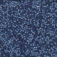 Miyuki 11/0 Delica Bead - DB1811 - Dyed Dusk Blue Silk Satin