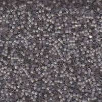 Miyuki 11/0 Delica Bead - DB1817 - Dyed Smoke Gray Silk Satin