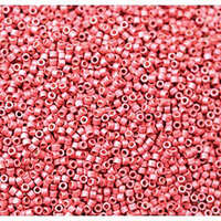 Miyuki 11/0 Delica Bead - DB1841F - Matte Duracoat Galvanized Light Cranberry