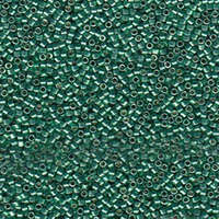 Miyuki 11/0 Delica Bead - DB1844 - Duracoat Galvanized Dark Mint Green