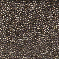 Miyuki 11/0 Delica Bead - DB1852 - Duracoat Galvanized Pewter