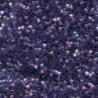Miyuki 11/0 Delica Bead - DB1881 - Silk Inside Dyed Dark Orchid AB