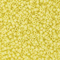 Miyuki 11/0 Delica Bead - DB2101 - Duracoat Opaque Light Lemon Ice