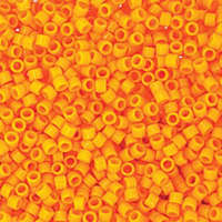 Miyuki 11/0 Delica Bead - DB2104 - Duracoat Opaque Kumquat