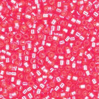 Miyuki 11/0 Delica Bead - DB2154 - Duracoat Silver Lined Hibiscus