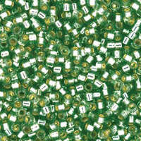 Miyuki 11/0 Delica Bead - DB2165 - Duracoat Silver Lined Dark Seafoam