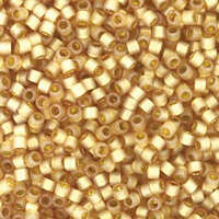 Miyuki 11/0 Delica Bead - DB2177 - Duracoat Silver Lined Semi Frosted Mica