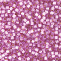Miyuki 11/0 Delica Bead - DB2180 - Duracoat Silver Lined Semi Frosted Orchid