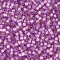 Miyuki 11/0 Delica Bead - DB2182 - Duracoat Silver Lined Semi Frosted Lilac