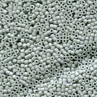 Miyuki 11/0 Delica Bead - DB2281 - Frosted Opaque Glaze Cadet Grey